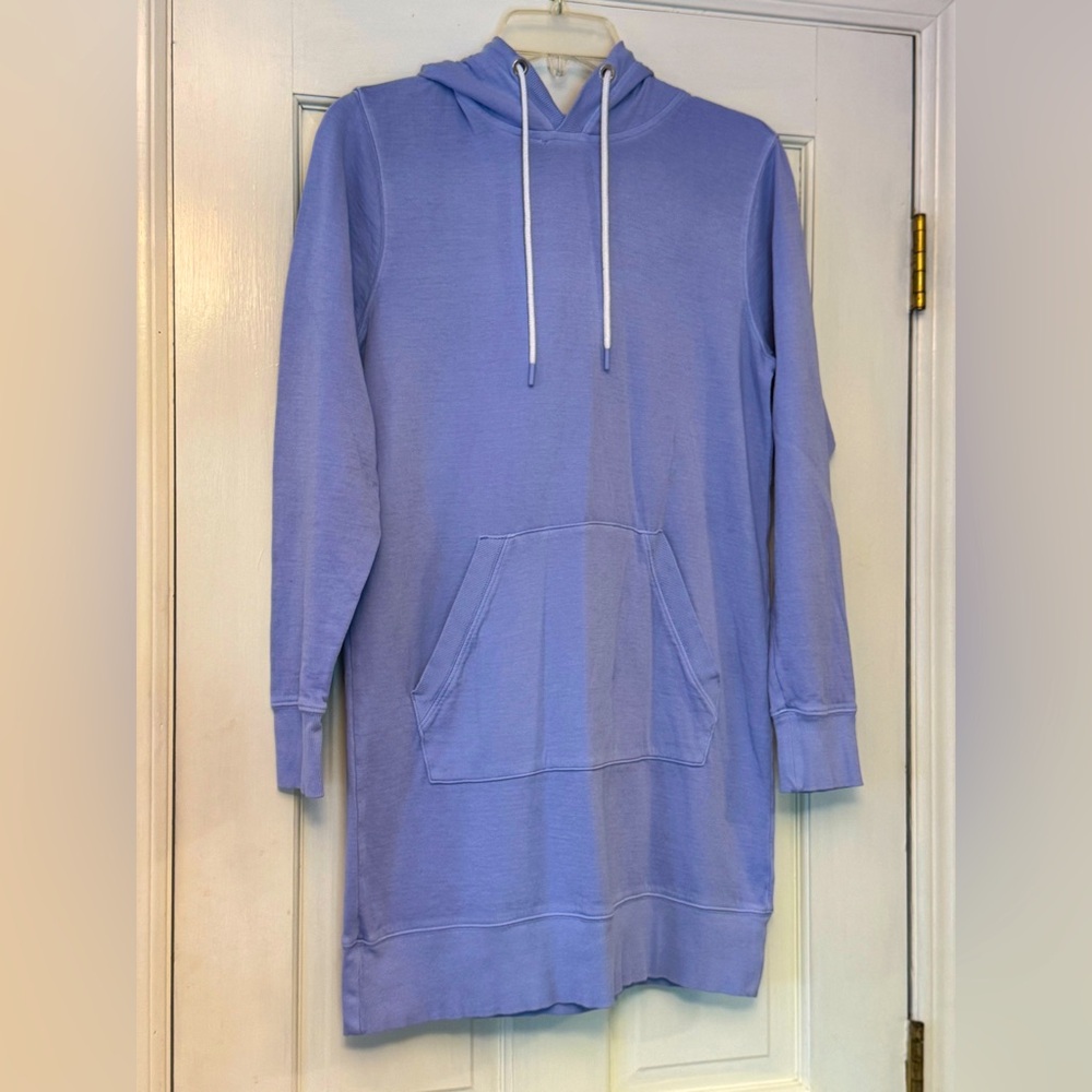 Athleta Lavender Long Sleeve Hoodie Dress